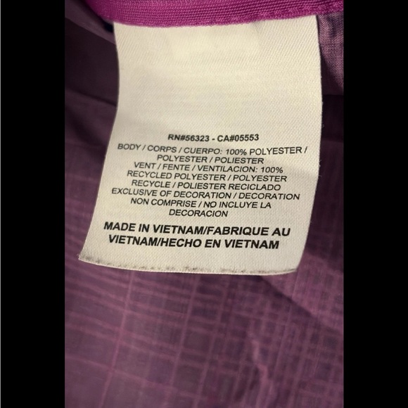 Nike Purple Plaid Women's Hoodie - Picture 9 of 10